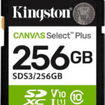 Kingston Technology 256GB SDXC Canvas Select Plus Gen3 150MB/s C10 UHS-I U1 V10
