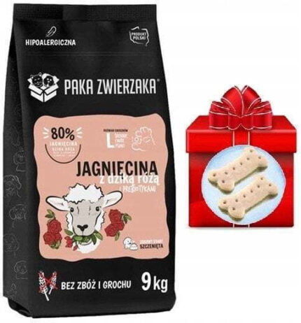 PAKA ZWIERZAKA Puppy Lamb with wild rose L - dry dog food - 9kg