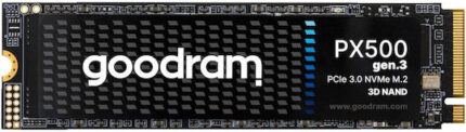 Goodram PX500 GEN.3 SSDPR-PX500-256-80-G3 internal solid state drive 256 GB M.2 PCI Express 3.0 NVMe 3D NAND