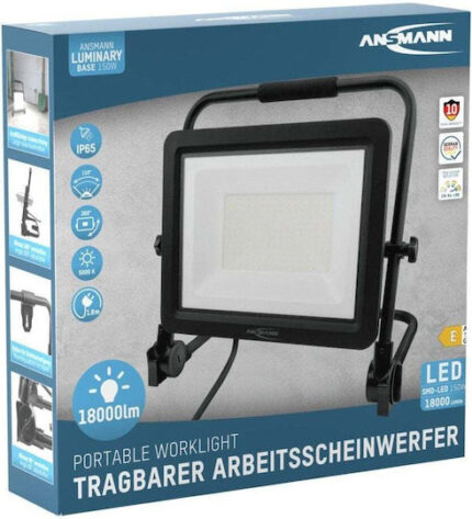 Ansmann FL150W-AC 150W/18000lm LED Spotlight with cable