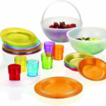 Guzzini HAPPY HOUR PIC BOLL Picknick Set 6 Pers. Assorted c.