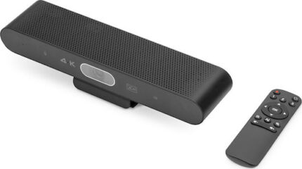 System wideokonferencji 4K ePTZ szeroki kąt 90° Sensor 3.0'' 8MP Hi-Fi, 2 mikrofony, pilot