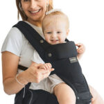 Momcozy Baby Carrier with Hip Seat  Black