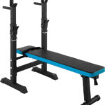 REBEL ACTIVE Adjustable straight training bench with stands