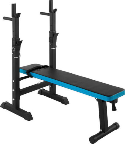 REBEL ACTIVE Adjustable straight training bench with stands