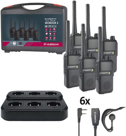 Albrecht Tectalk Worker 3 Case 6 pcs. Kofferset Handwerk