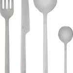Alessi Clivo cutlery set 24 pcs. silver