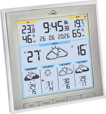 TFA TFA.me 35.8105.02   ID-08 WLAN Radio weather station white