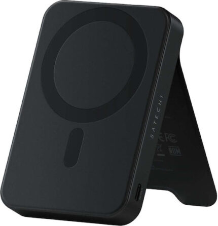 Satechi OntheGo Magnetic Qi2 Powerbank Stand 5000 mAh Black