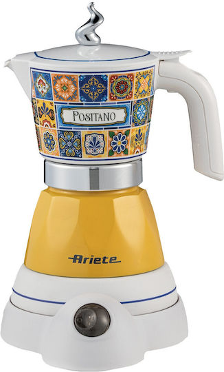xlarge_20260130102847_ariete_moka_ilektriko_mpriki_espresso_400w_kitrino_00m13581par0.jpeg Ariete Moka Positano Electric - Image 1