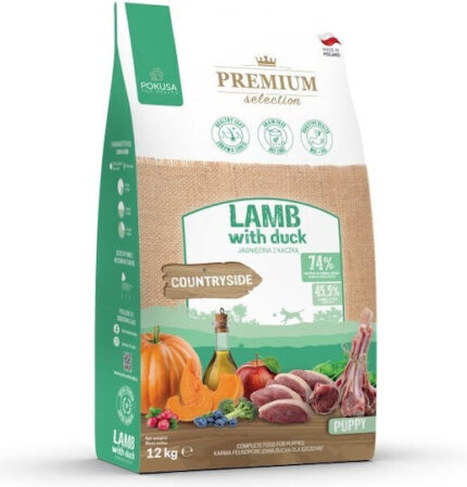 POKUSA Premium Selection Puppy Lamb with duck - dry dog food - 12kg