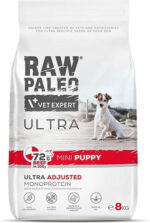 VETEXPERT Raw Paleo Ultra Mini Puppy Beef - dry food for puppies of small breeds - 8 kg