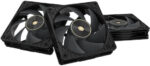 ASUS ProArt PF120 Fan PWM Black 3in1 Computer case 12 cm 3 pc(s)