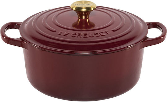 xlarge_20260310122907_le_creuset_signature_vathia_katsarola_22cm_21177229494441.jpeg Le Creuset Signature Casserole round 22 cm garnet - Image 1