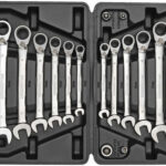 GEDORE red Ratchet Spanner Set metric  16-pieces