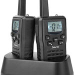 Alecto Walkie Talkie 2-Pack 10 km Range, Black