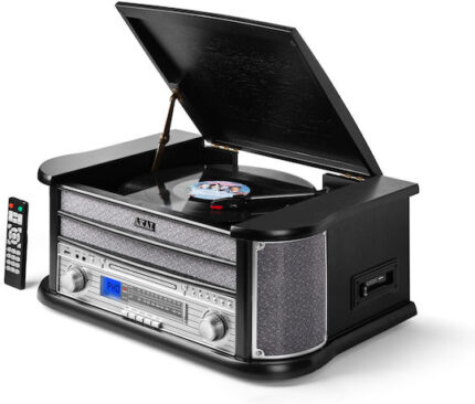 AKAI Gramofon z CD i odtwarzaczem kaset ATT-350CC