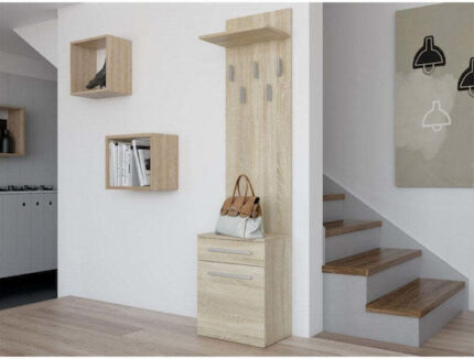 Topeshop DUO WIESZAK SONOMA clothing hanger Oak