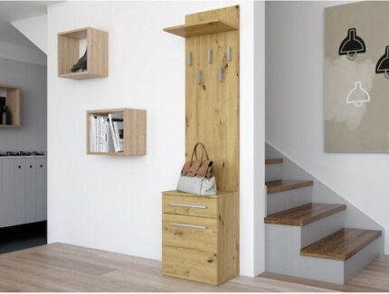Topeshop DUO WIESZAK ARTISAN clothing hanger Oak