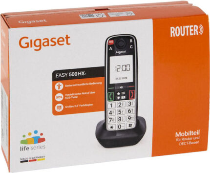 Gigaset EASY 500HX Senior Phone Black