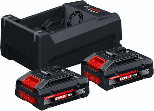 xlarge_20260526151606_bosch_set_2_mpatarion_ergaleiou.jpeg Bosch Starter-Set 2x EXBA18V-40 GAL 12V/18V-80 - Image 1