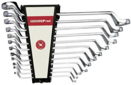 GEDORE red Double Ring End Spanner Set 12-pieces