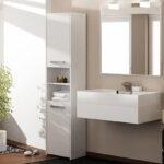 Topeshop S40 BIEL bathroom storage cabinet White