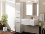 Topeshop S43 BIEL bathroom storage cabinet White