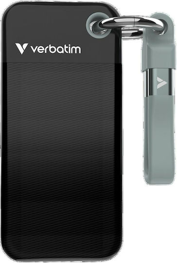 Verbatim Pocket SSD        128BG Black/Grey USB 3.2 Gen 2   32432 - Image 1