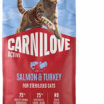 CARNILOVE Active Cat Salmon&Turkey Sterilised - dry cat food - 6kg