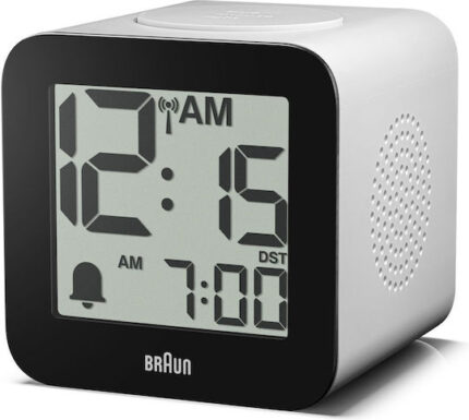 Braun BC 25 WP-DCF weiß Funkwecker mit Sprachausgabe