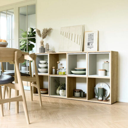 Topeshop MALAX 2X4 SONOMA living room bookcase