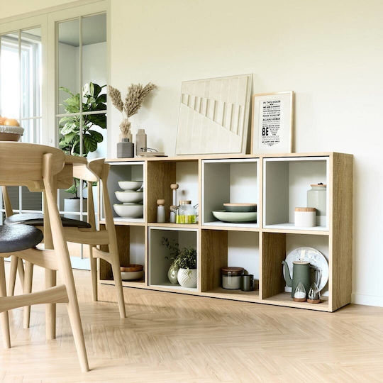 xlarge_20260701160604_dapedou_sonoma_147x4x75ek.jpeg Topeshop MALAX 2X4 SONOMA living room bookcase - Image 1