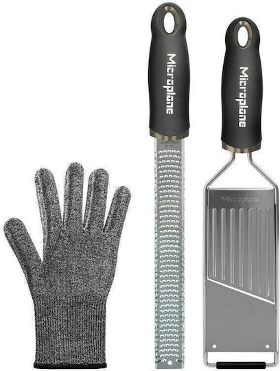 xlarge_20260706134827_microplane_gourmet_triftis_esperidoeidon_36179.jpeg Microplane Gourmet Grater Set + Protective Glove - Image 1