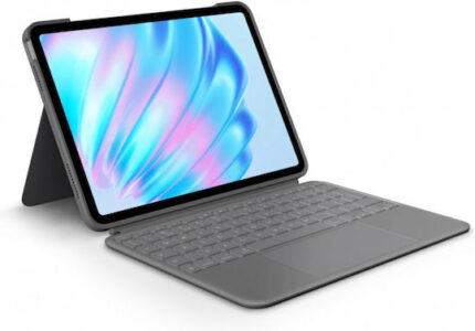 Logitech Combo Touch Flip Cover με Πληκτρολόγιο Γκρι (Ipad Air 11 M2)