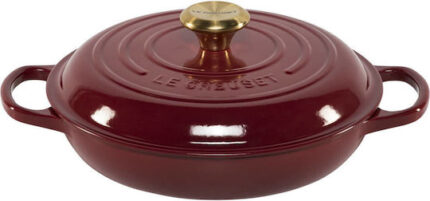Le Creuset Signature Cast Iron Gourmet 26 cm garnet