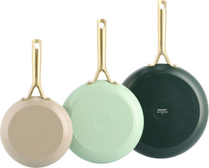 GreenPan Shades Frying Pan Set 3-Piece 20+24+28cm Natural