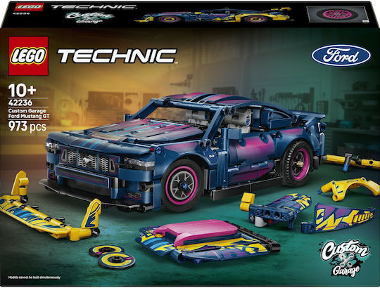 xlarge_20260727095705_lego_technic_custom_garage_ford_mustang_gt_car_gia_10_eton_973tmch_42236.jpeg LEGO TECHNIC 42236 Custom Garage Ford Mustang GT - Image 1
