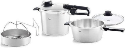 Fissler Vitavit Premium Duo Set Pressure Cooker 6 L and 3.5 L
