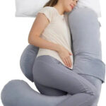 Momcozy PP007 Pregnancy pillow F-shaped Gray