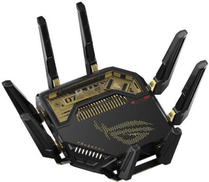 Asus ROG Rapture GT-BE98 Pro Edition Ασύρματο Router Wi‑Fi 7 με 7 Θύρες 2.5 Gigabit