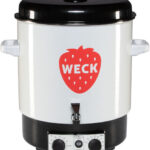 WECK Einkochautomat WAT 15 A Emaille, mit Uhr + Hahn