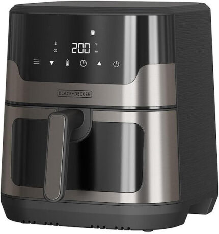 Black+Decker BXAF8001E 1700 W 8 L oil-free deep fryer  black