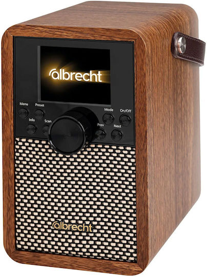 xlarge_20260903152824_albrecht_dr_710_epitrapezio_radiofono_dab.jpeg Albrecht DR 710 DAB+/UKW Radio with ASA and integrierten Akku - Image 1