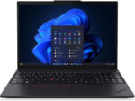 Lenovo ThinkPad T16 Gen 4 (Intel) Intel Core Ultra 7 255U Laptop 40.6 cm (16 ) WUXGA 16 GB DDR5-SDRAM 512 GB SSD Wi-Fi 6E (802.11ax) Windows 11 Pro Black English