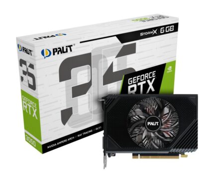 Palit GeForce RTX 3050 6GB GDDR6 StormX Refresh Graphics Card
