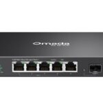 Przełącznik Omada Easy Managed, 5 portów 2,5G w tym 4 porty PoE++ i 1 slot SFP+ 10G