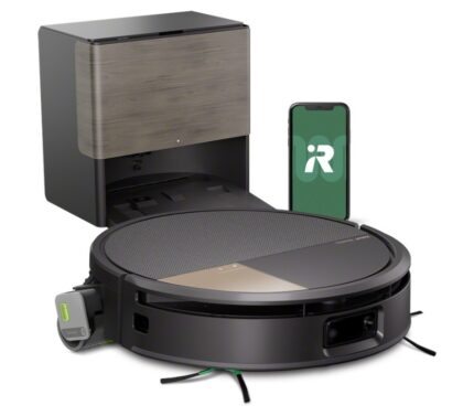 iRobot Roomba Max 775 Combo + AutoWash Σκούπα Ρομπότ με Χαρτογράφηση Laser & Απορρόφηση 30000Pa Μαύρη
