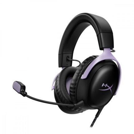 HP Cloud III Over Ear Gaming Headset με σύνδεση USB Black/Lavender