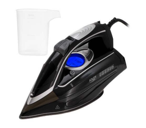 1040706_2220968.jpeg Adler Steam Iron 3000W with Ceramic Plate and Continuous Steam Supply 65g/min - Image 1